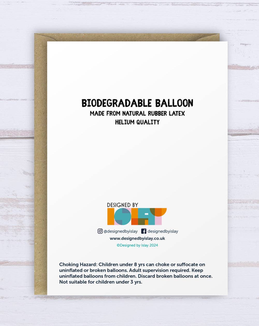 New baby boy | balloon card | lighter