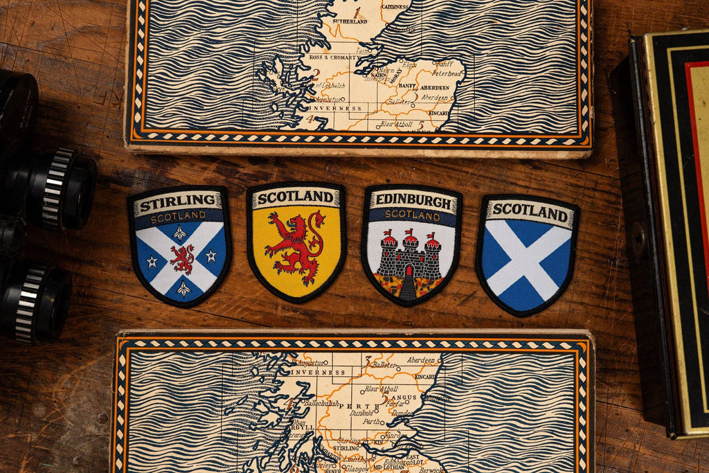 Saltire shield patch
