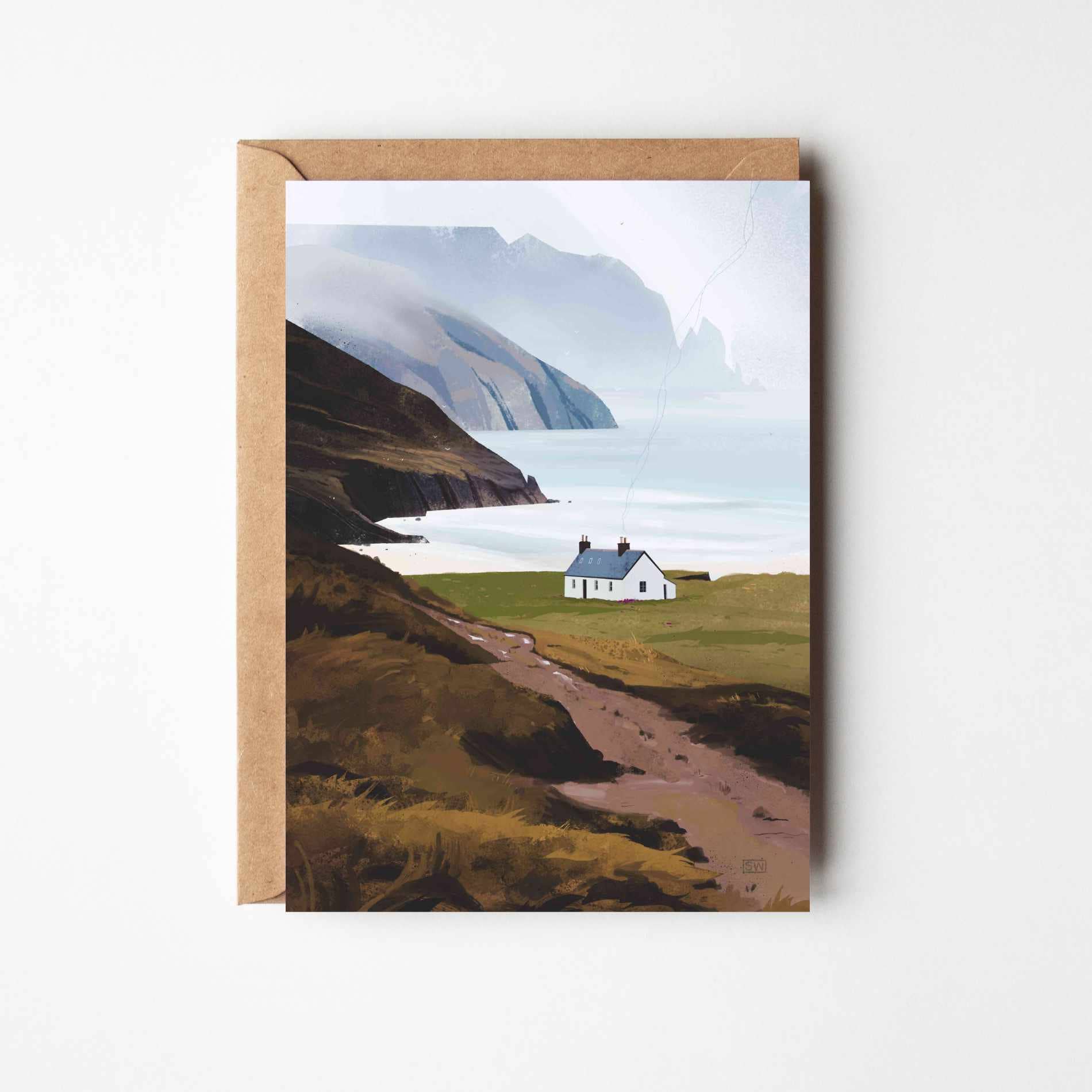 Kearvaig Bothy, Cosy Cottage Greeting Cards