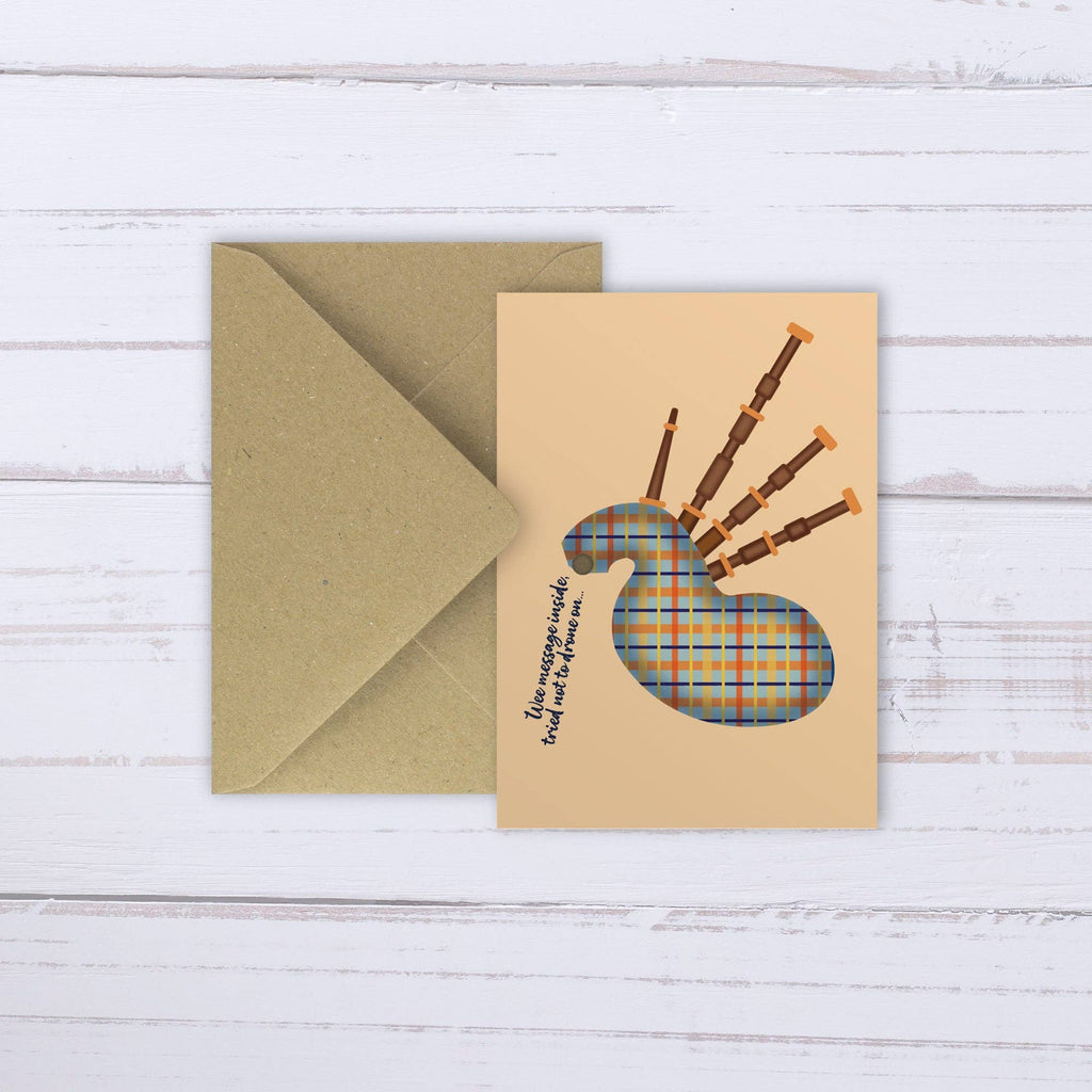 Bagpipes balloon card | Drone