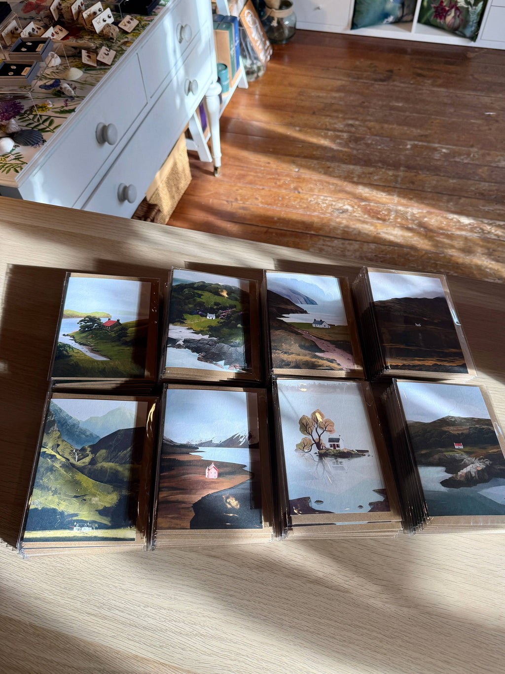 Highland House, Cosy Cottage Greeting Cards