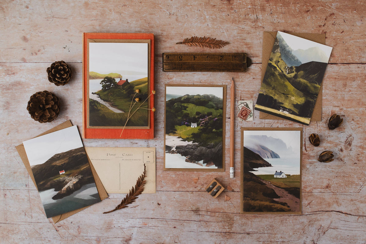Kearvaig Bothy, Cosy Cottage Greeting Cards