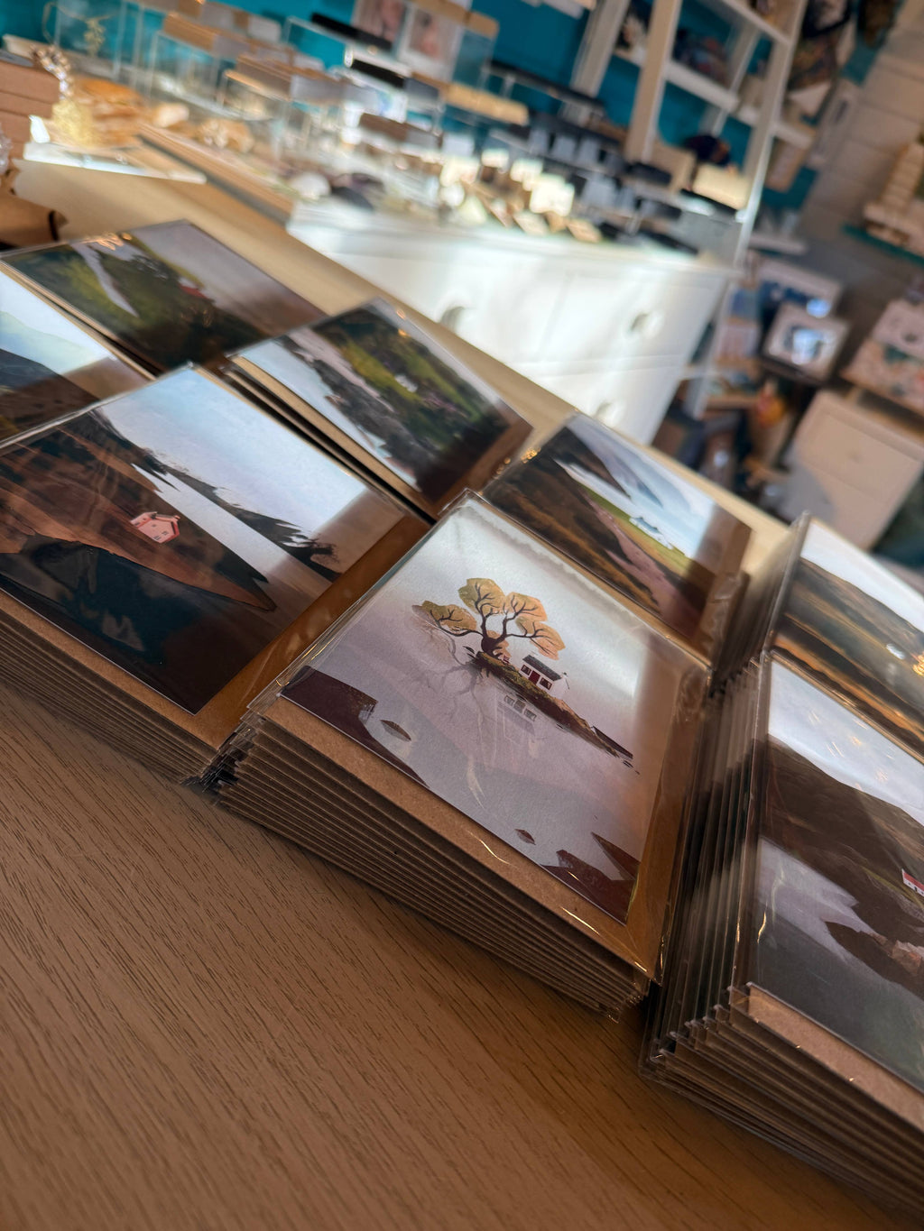 Highland House, Cosy Cottage Greeting Cards