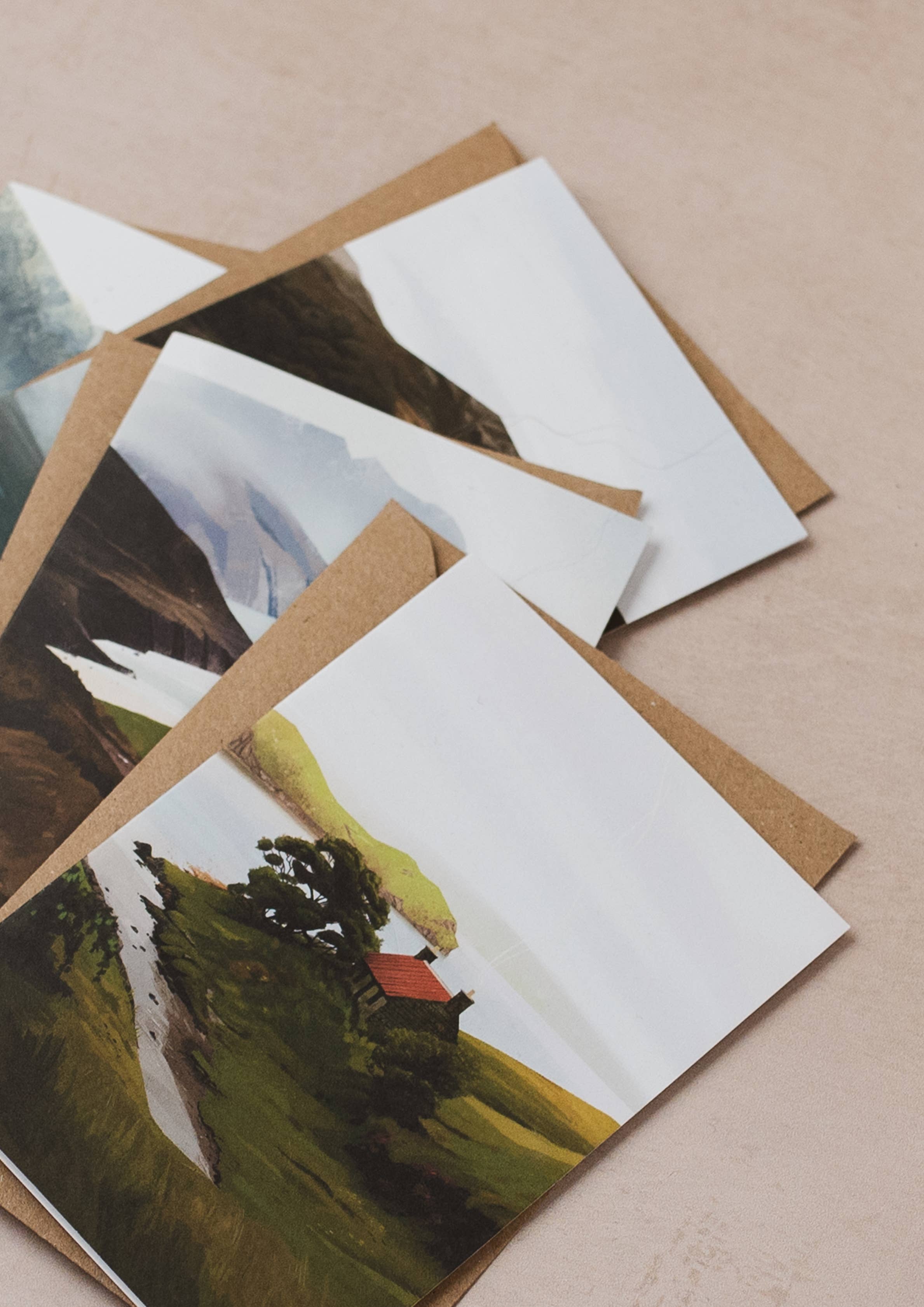 Harris Whispers, Cosy Cottage Greeting Cards