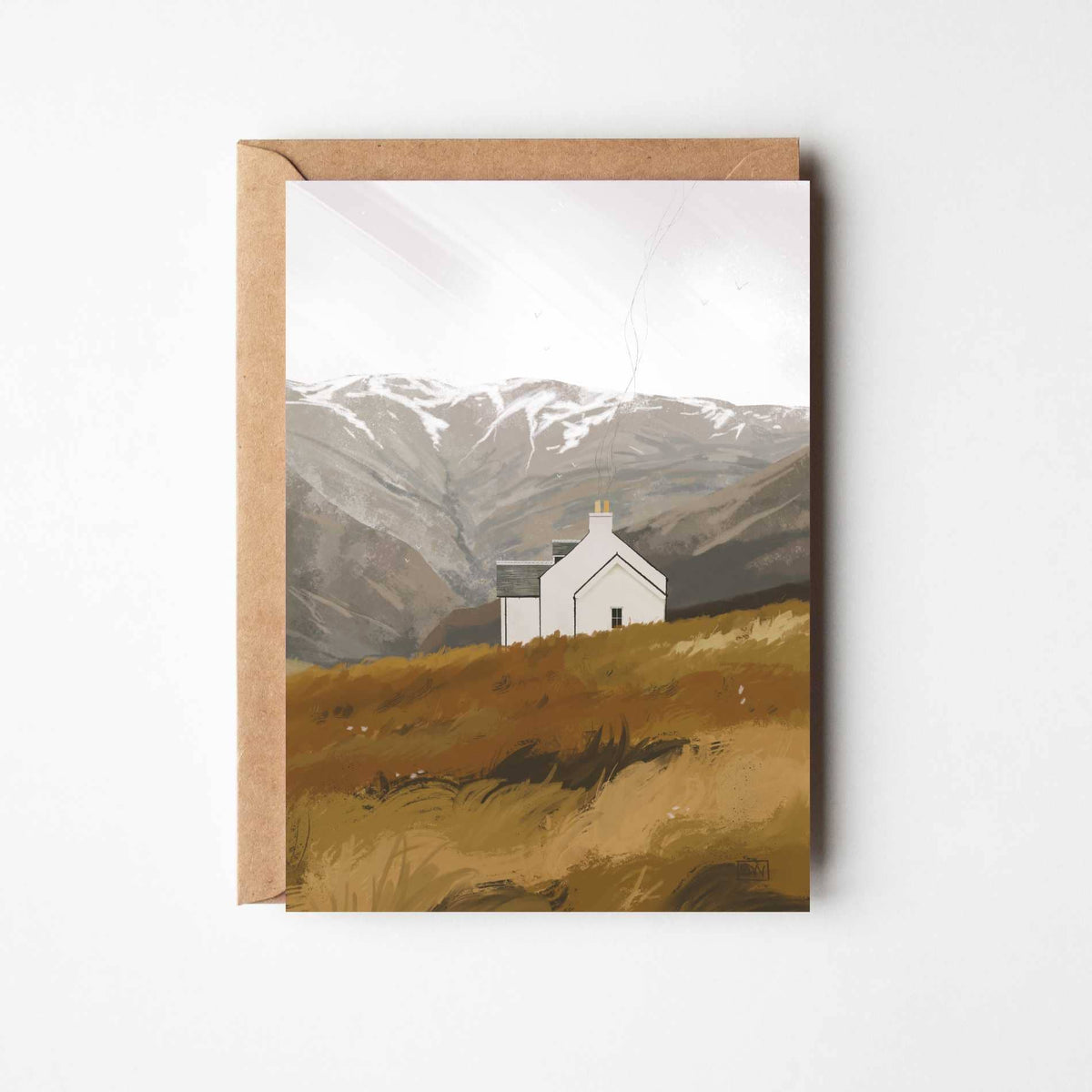 Highland House, Cosy Cottage Greeting Cards