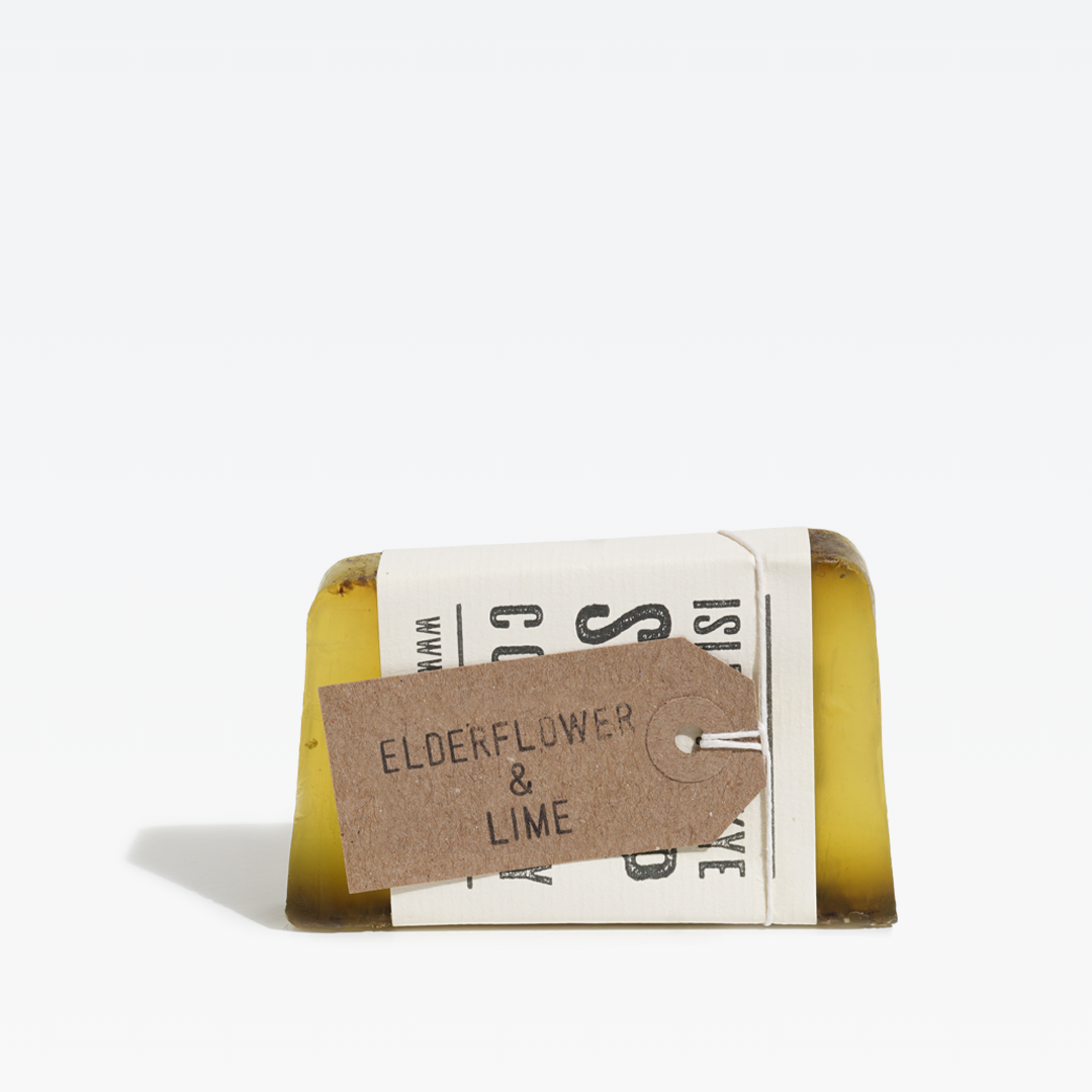 Elderflower and Lime 'Scrubby' Soap