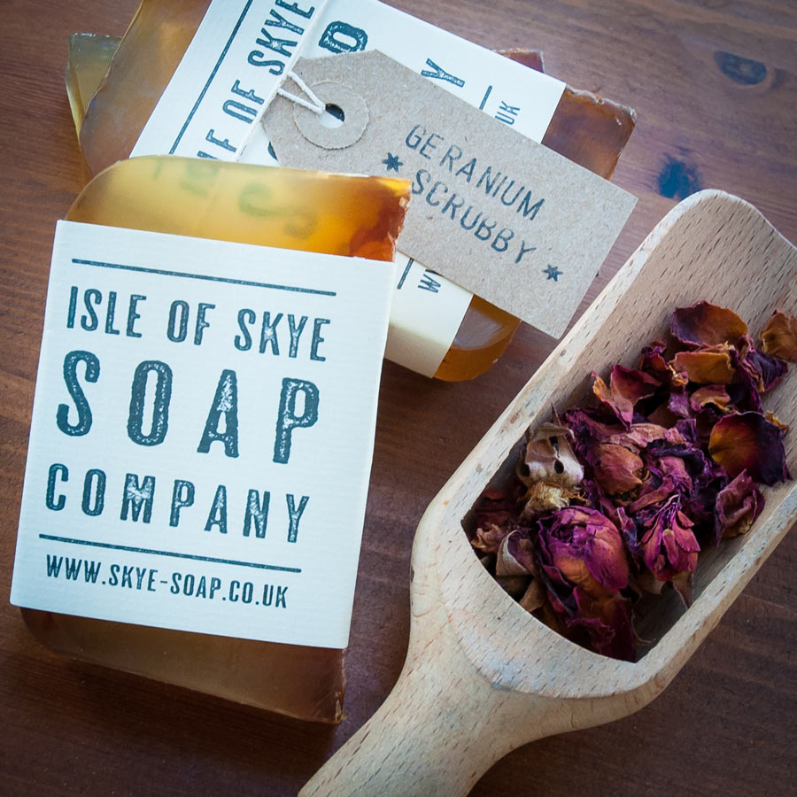 Geranium ‘Scrubby’ Soap