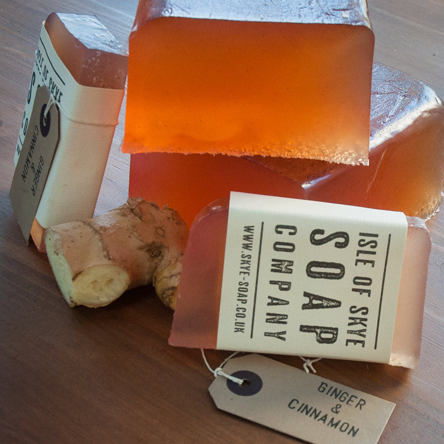 Ginger & Cinnamon ‘Scrubby’ Soap