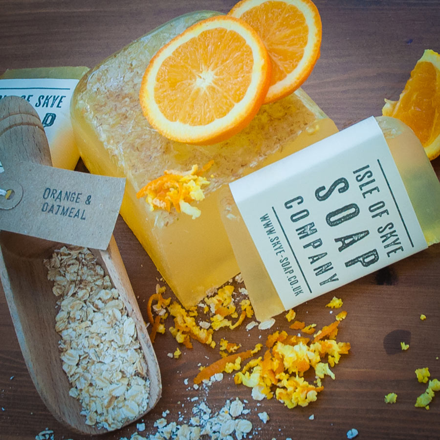 Orange & Oatmeal ‘Scrubby’ Soap