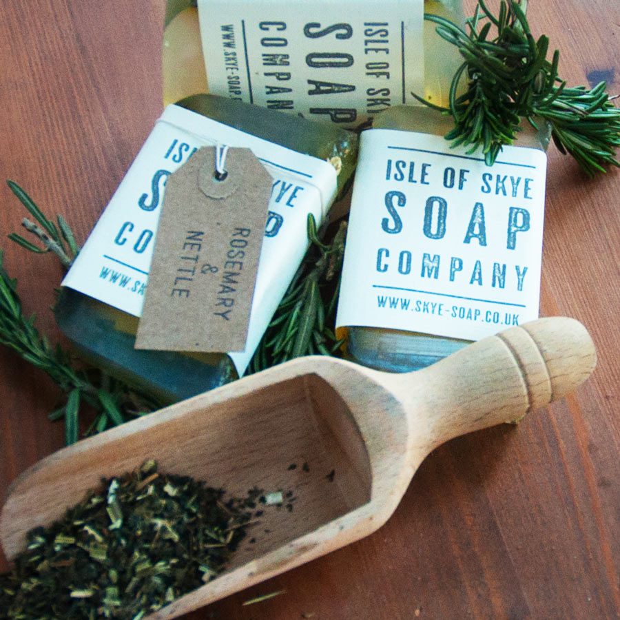 Rosemary & Nettle ‘Scrubby’ Soap