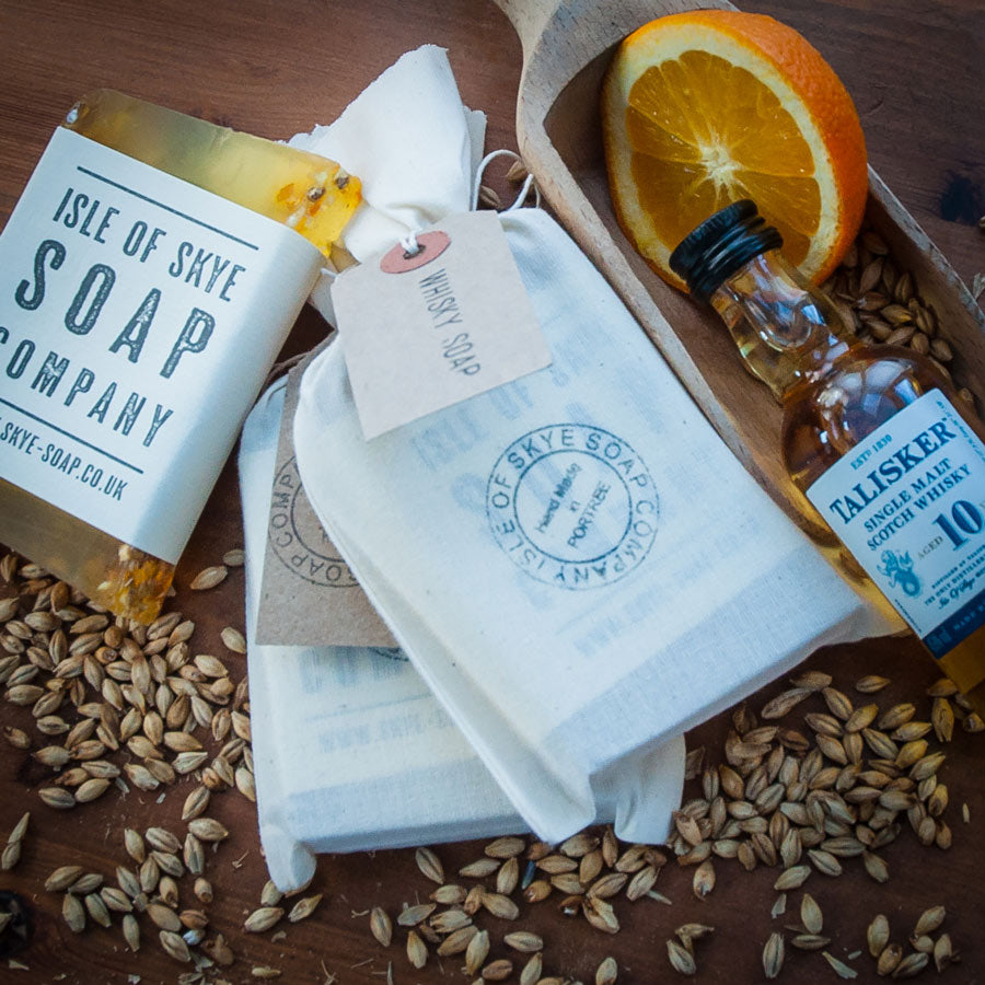 Whisky ‘Scrubby’ Soap