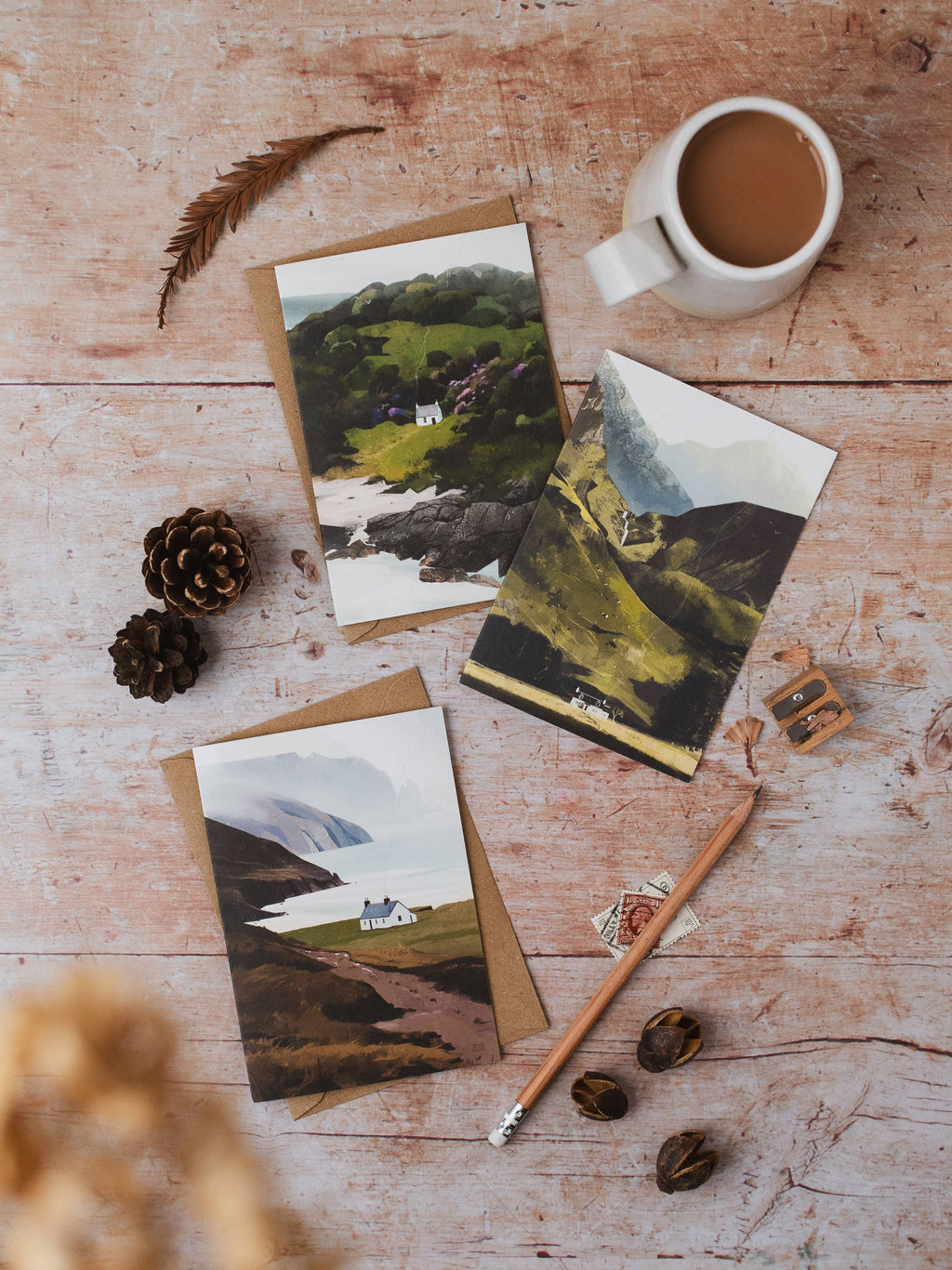 Kearvaig Bothy, Cosy Cottage Greeting Cards